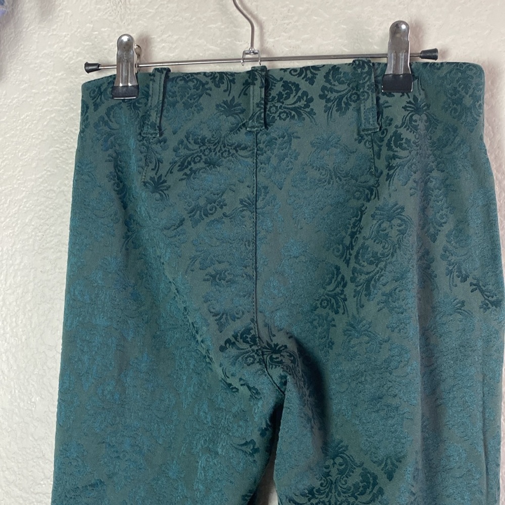 Urban Outfitters green printed lace up pant - Picture 6 of 7